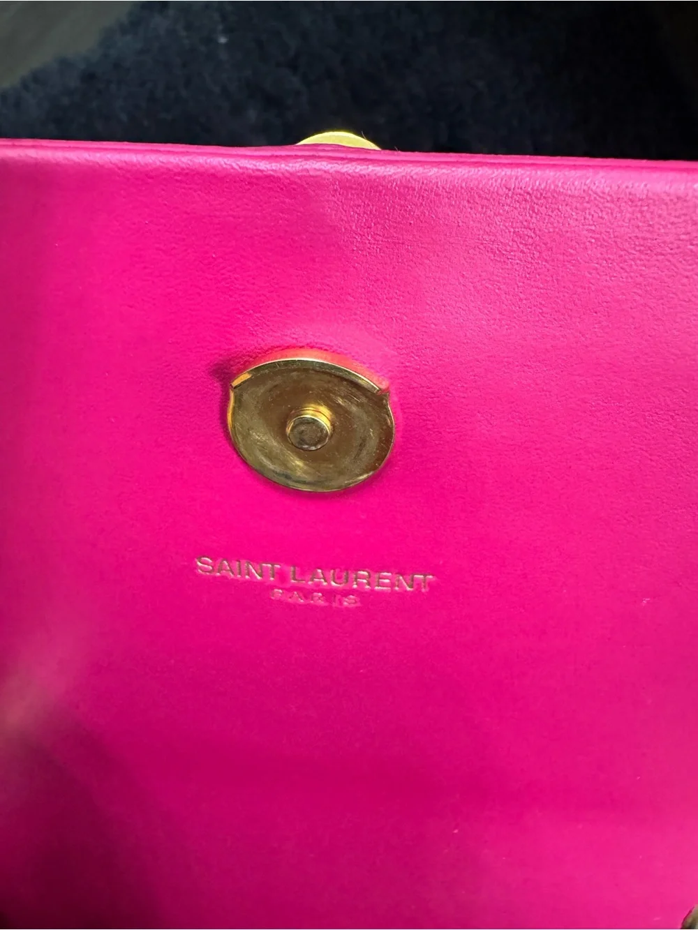 YSL Saint Laurent Pink Leather Chain Bag Like New